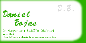daniel bojas business card